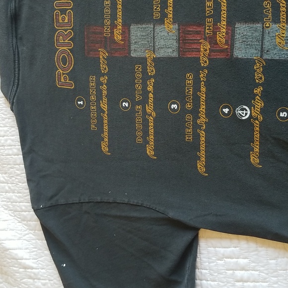 Vintage Foreigner Band 1996 Concert T-Shirt - Picture 8 of 10